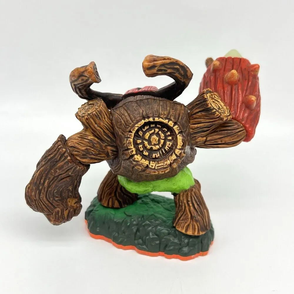 Skylanders GIANTS Tree Rex 2012 Activision 4” Figure with Orange Base - Tested